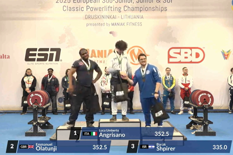 Read more about the article ייצוג ישראלי חיפאי באליפות אירופה 2025: שלושה חיפאים על הבמה הבינלאומית וברק שפירר על הפודיום.