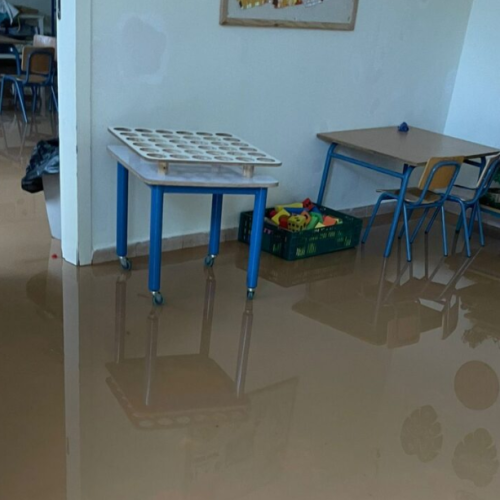 3 שבועות לאחר שכבר הוצף, גן של עיריית חיפה הוצף שוב